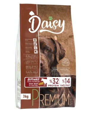 Daisy Premium Biftekli High Energy Yetişkin Köpek Maması 3 Kg