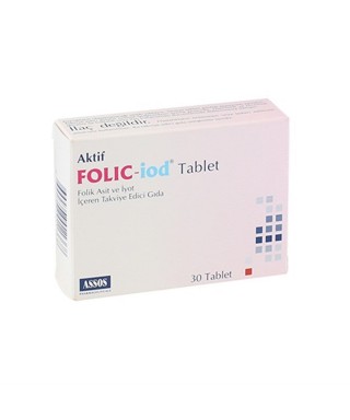 Aktif Folic - İod 30 Tablet