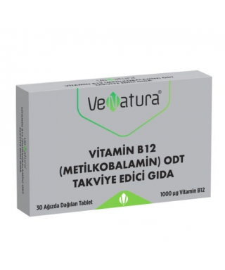VeNatura Metilkobalamin ODT Takviye Edici Gıda 30 Tablet
