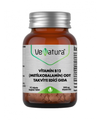 Venatura Vitamin B12 Odt Takviye Edici Gıda 90 Tablet
