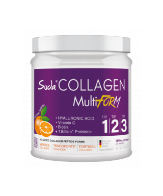 Suda Collagen + Probiyotik Multiform Toz Kutu Portakal Aromalı 300 gr