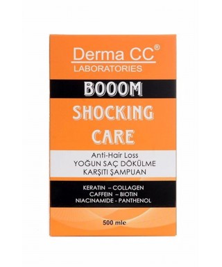 Derma CC Boom Shocking Care Shampoo ( Yoğun Dökülme Karşıtı Şampuan ) 500 ml