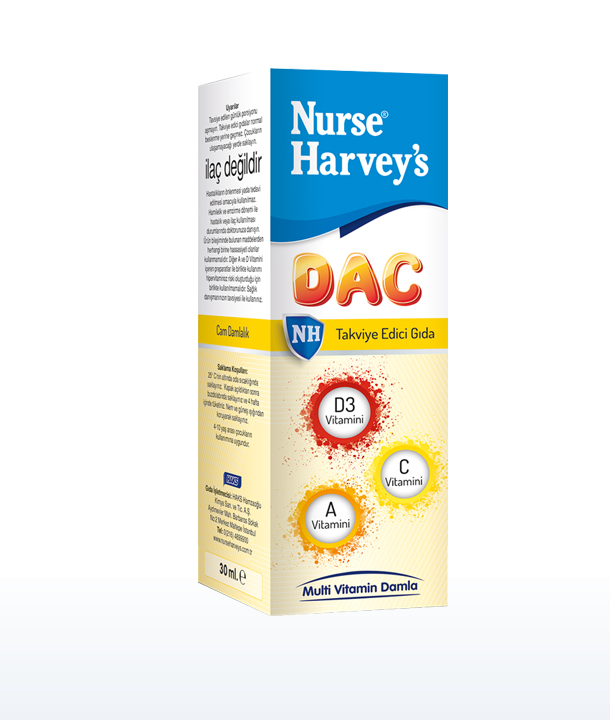 Outlet - Nurse Harveys DAC Multi Vitamin Damla 30 ml