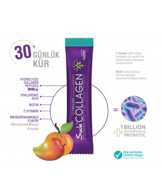 Outlet - Suda Collagen Probiotic Mandalina Mango 10 gr x 30 Saşe