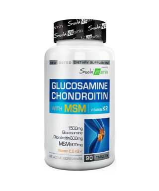 Suda Vitamin Vitamins Glucosamine Chondroitin MSM Vitamin K2 90 Tablet