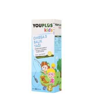 Youplus Kids Omega 3 Balık Yağı 150 ml
