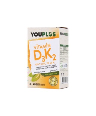Youplus D3K2 Vitamin Damla 20 ml