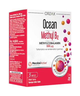 Ocean Methyl B12 500 mg Sprey 5 ml (S.K.T 03-2024)