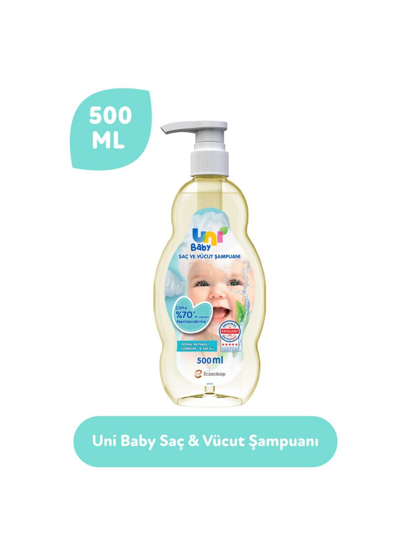Uni Baby Saç ve Vücut Şampuanı 500 ml