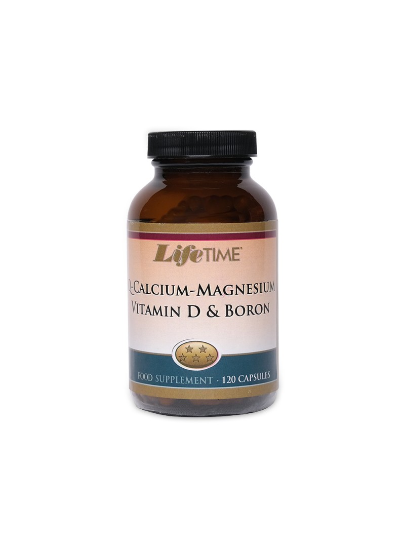 LifeTime Q-Calcium Magnesium Vitamin D & Boron 120 Kapsül