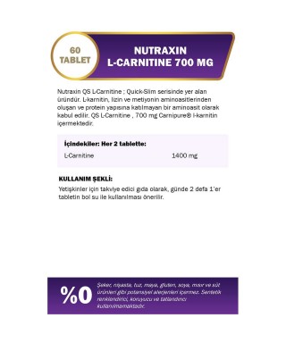 Nutraxin L-Carnitine 700 mg...