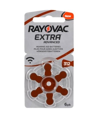 Rayovac Extra İşitme Cihazı Pili 6'lı No: 312