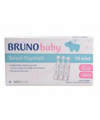 Bruno Baby Serum Fizyolojik 5 ml x 10 Adet