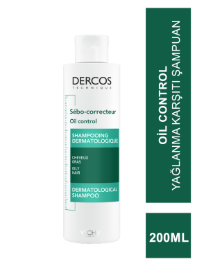 Vichy Dercos Oil Control - Yağlanma Karşıtı Şampuan 200ml