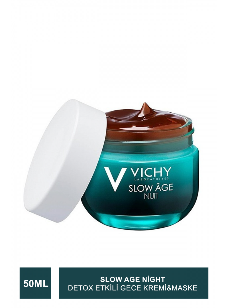 Vichy Slow Age Night Detox Etkili Gece Kremi&Maske 50ml (S.K.T 10-2023)