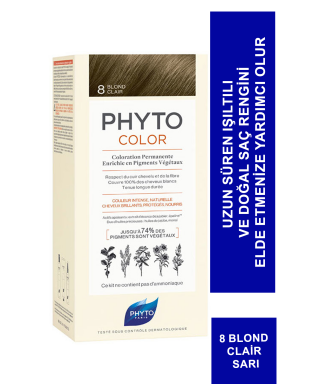 Phyto Color Bitkisel Saç Boyası - 8 Blond  Clair Sarı