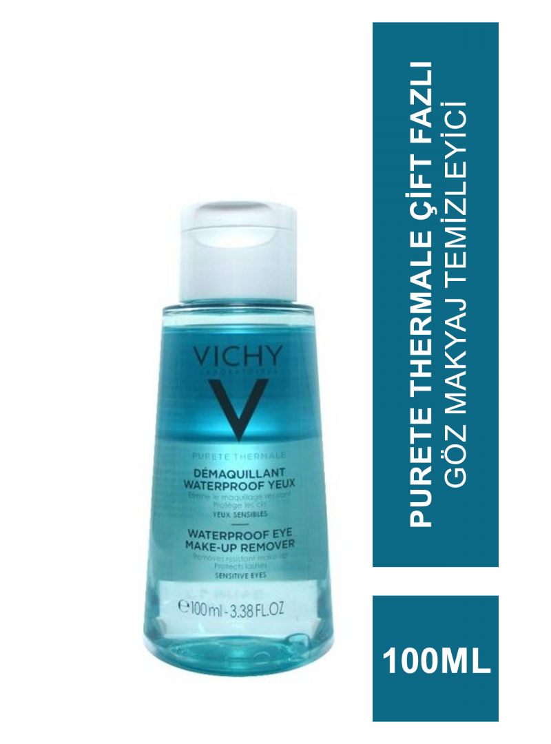 Vichy Purete Thermale Çift Fazlı Göz Makyaj Temizleyici 100ml (S.K.T 04-2024)
