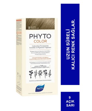 Phyto Color Bitkisel Saç Boyası - 9 - Açık Sarı