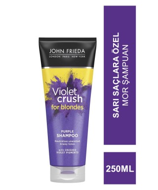 John Frieda Violet Crush Purple Shampoo Sarı Saçlara Özel  Mor Şampuan 250 ml