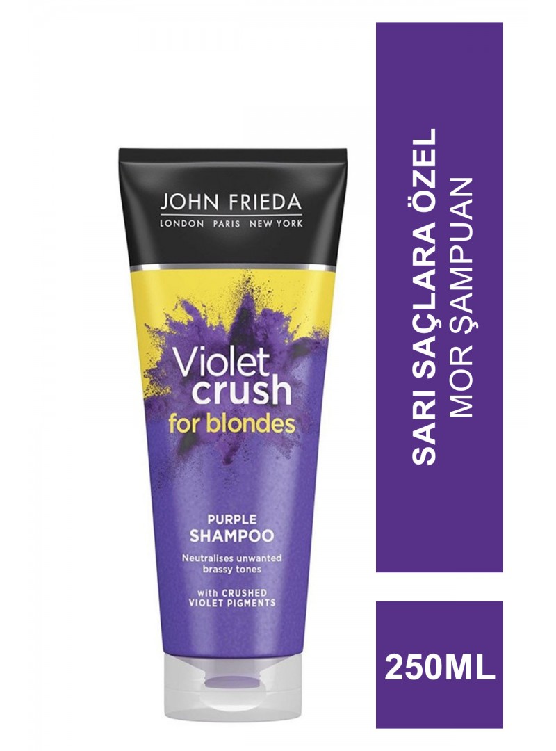 John Frieda Violet Crush Purple Shampoo Sarı Saçlara Özel  Mor Şampuan 250 ml