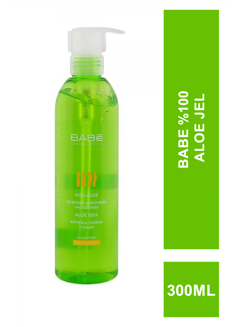 Babe %100 Aloe Jel 300 ml (S.K.T 01-2024)