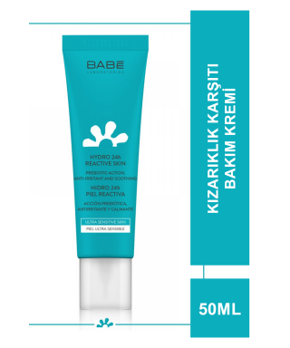 Babe Hydro 24h Reactive Skin 50 ml Kızarıklık Karşıtı Bakım Kremi 50 ml (S.K.T 05-2023)