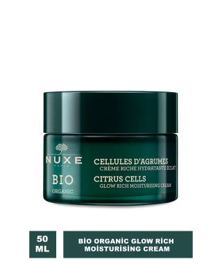 Nuxe Bio Organic Glow Rich Moisturising Cream  Işıltı Veren Yoğun Nemlendirici Krem 50 ml