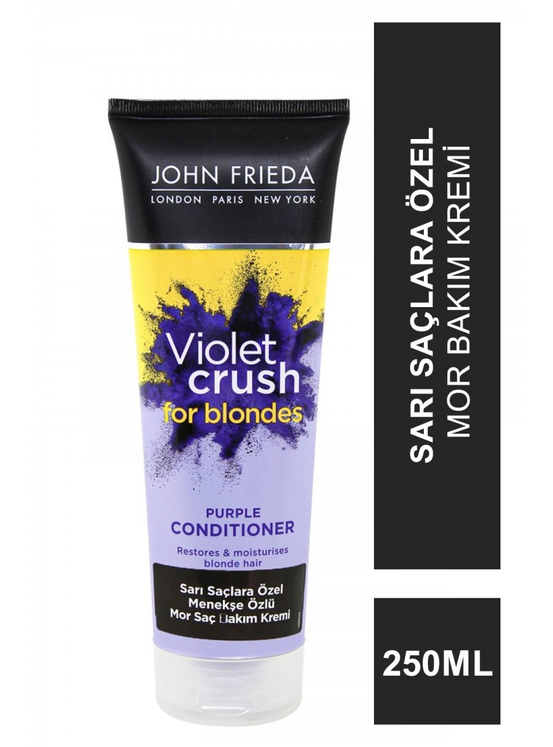 John Frieda Violet Crush Purple Conditioner 250 ml Sarı Saçlara Özel Mor Bakım Kremi