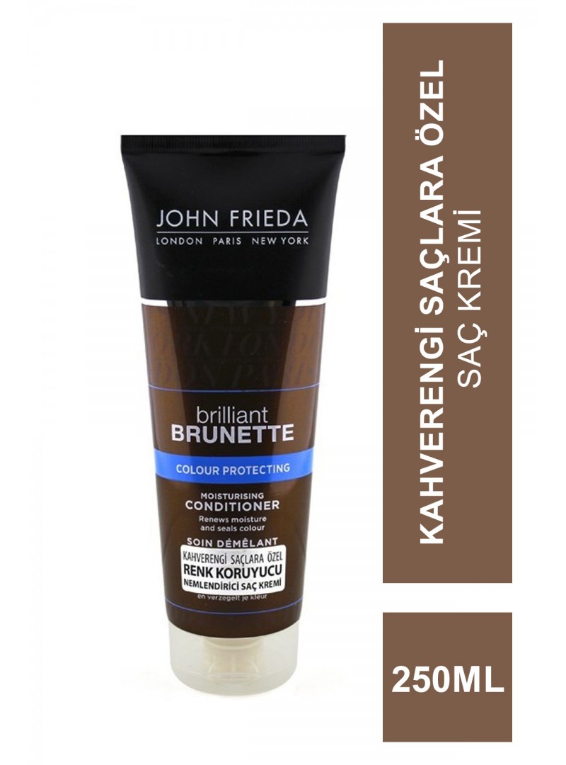 John Frieda Brilliant Brunette Color Protecting Conditioner 250 ml Kahverengi Saçlara Özel Saç Kremi