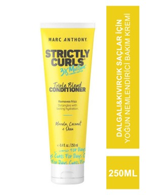Marc Anthony Strictly Curls 3X Moisture Conditioner (Dalgalı&Kıvırcık Saçlar İçin Yoğun Nemlendirici Bakım Kremi) 250ml
