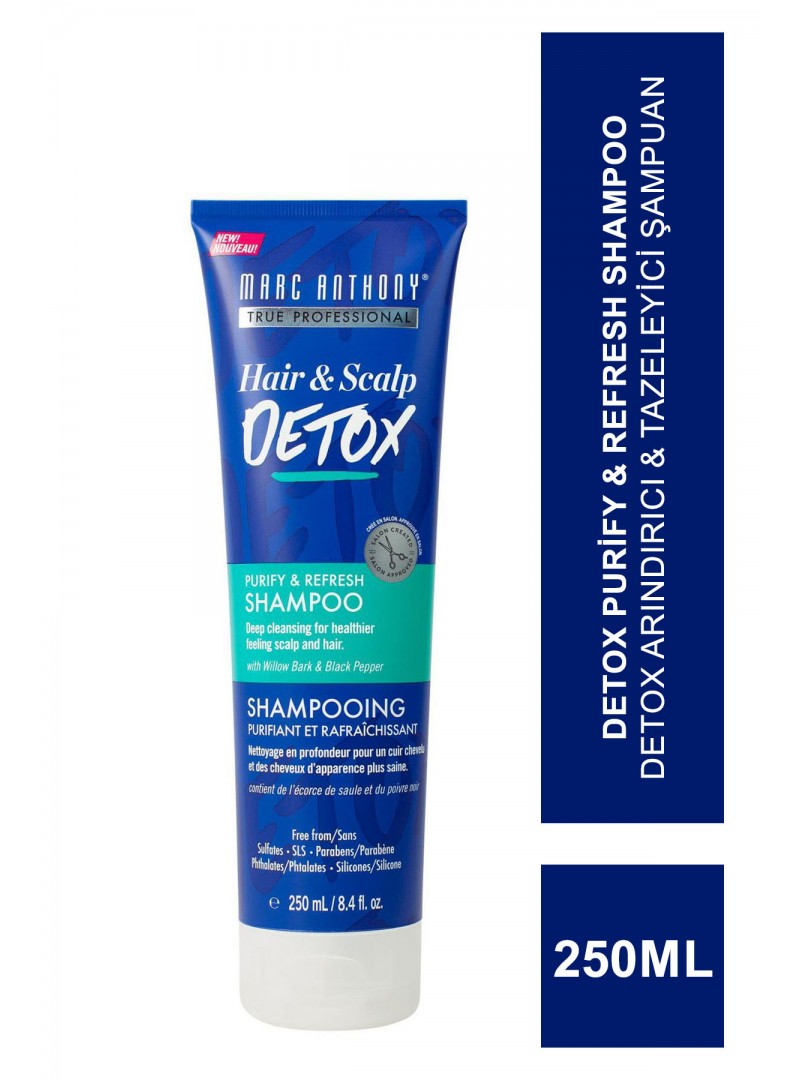 Marc Anthony Detox Purify & Refresh Shampoo ( Detox Arındırıcı & Tazeleyici Şampuan ) 250 ml