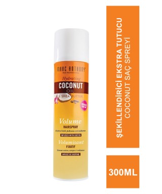 Marc Anthony Coconut Oil & Shea Butter Volume Hair Spray ( Şekillendirici Ekstra Tutucu Coconut Saç Spreyi ) 300ml