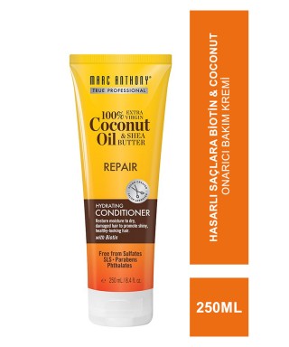 Marc Anthony Coconut Oil&Shea Butter Repair Hydrating Conditioner (Hasarlı Saçlara Biotin & Coconut Onarıcı Bakım Kremi) 250 ml