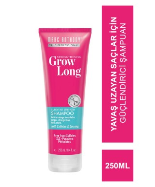 Marc Anthony Grow Long Super Fast Strength Shampoo Yavaş Uzayan Saçlar İçin Güçlendirici Şampuan 250 ml