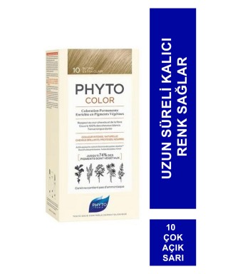 Phyto Color Bitkisel Saç Boyası 10 - Çok Açık Sarı Yeni Formül