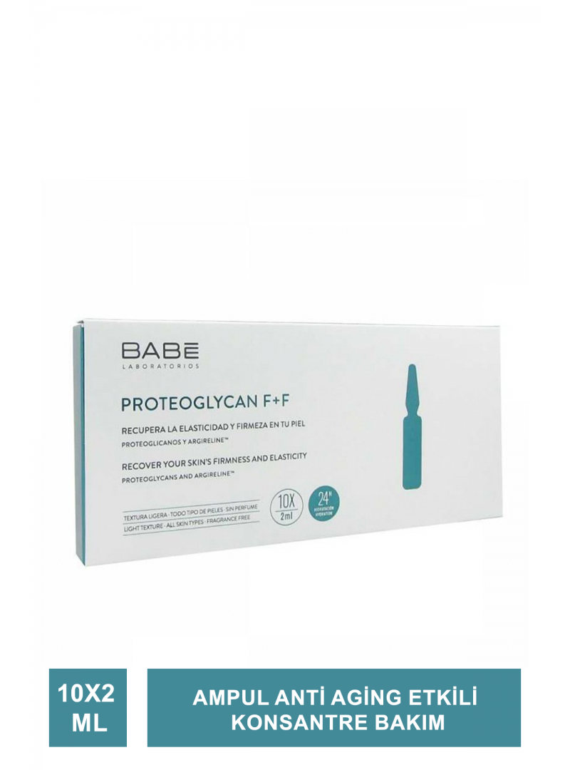 Babe Proteoglycan F+F Ampul Anti Aging Etkili Konsantre Bakım 10x2 ml (S.K.T 09-2024)