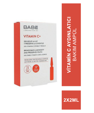 Babe Vitamin C Aydınlatıcı Bakım Ampül 2x2 ml (S.K.T 04-2024)