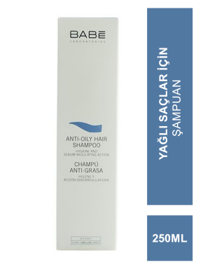 Babe Anti Oily Hair Shampoo 250 ml Yağlı Saçlar İçin Şampuan (S.K.T 09-2023)