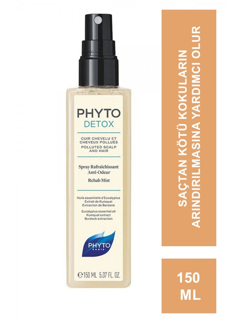 Phyto Phytodetox Cansız ve Mat Saçlar İçin Koku Giderici Sprey 150 ml
