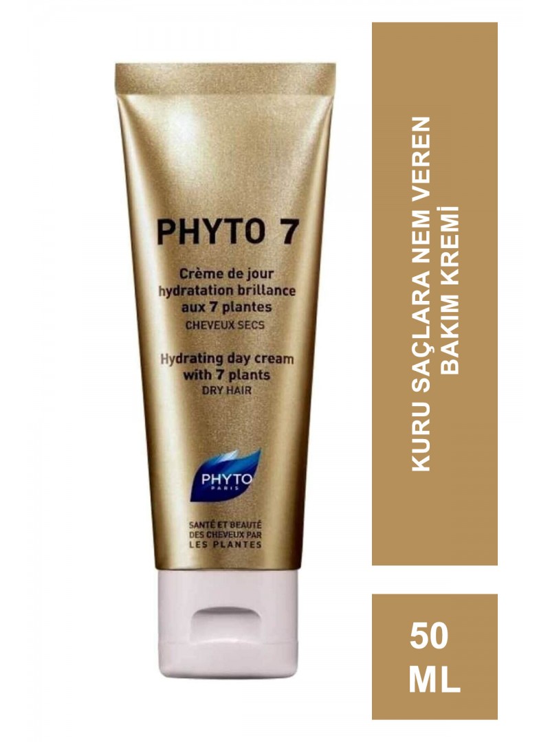 Phyto 7 Day Cream 50 ml - Kuru Saçlar için7 Bitki Özlü Günlük Nemlendirici Krem