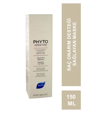 PhytoKeratine Repairing Care Mask Saç Onarım Desteği Sağlayan Maske 150 ml
