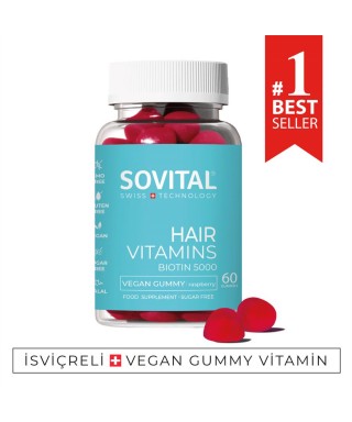 Sovital Hair Saç Vitamini 60 Kapsül