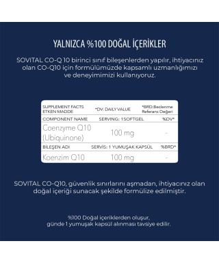 Sovital CO-Q10 60 Kapsül