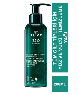 Nuxe Bio Organic Face & Body Botanical Cleansing Oil ( Yüz ve Vücut Temizleme Yağı ) 200 ml
