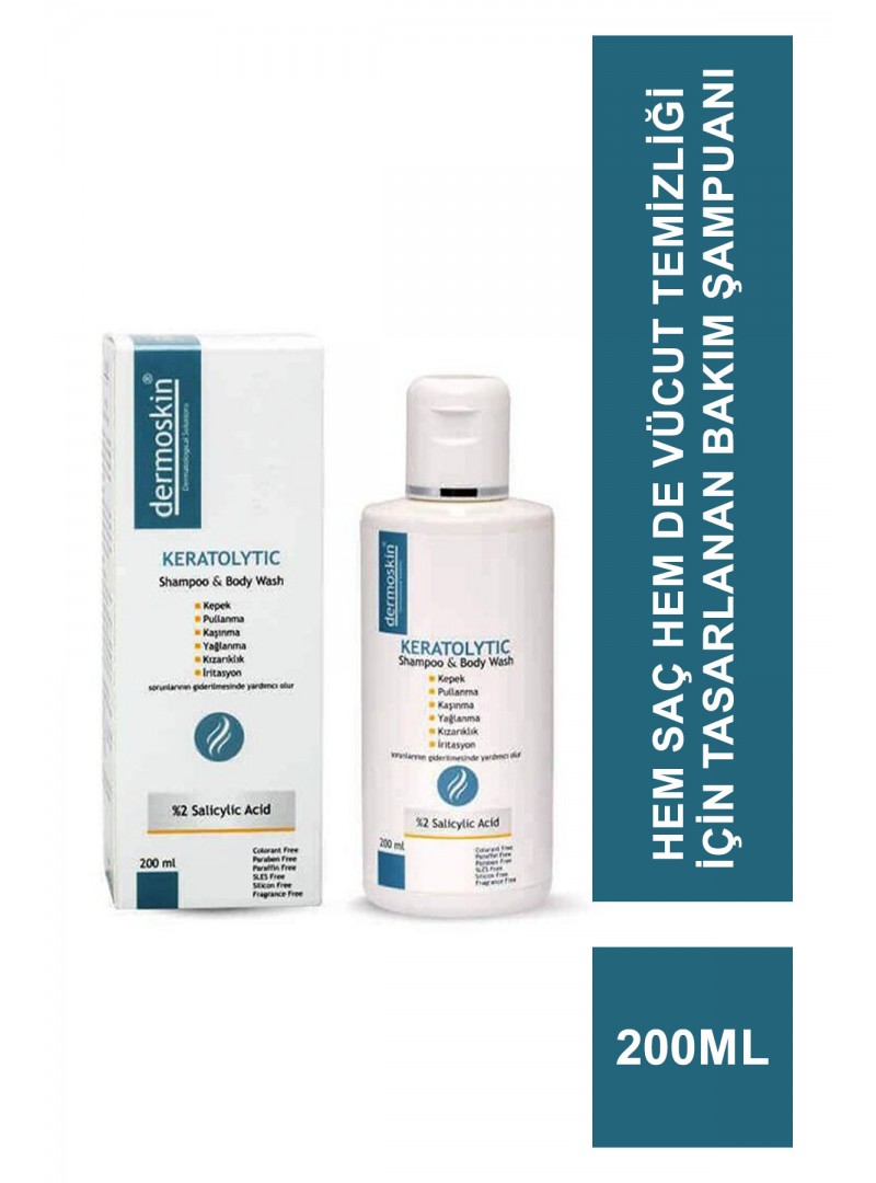Dermoskin Keratolytic Şampuan/Body Wash 200 ml