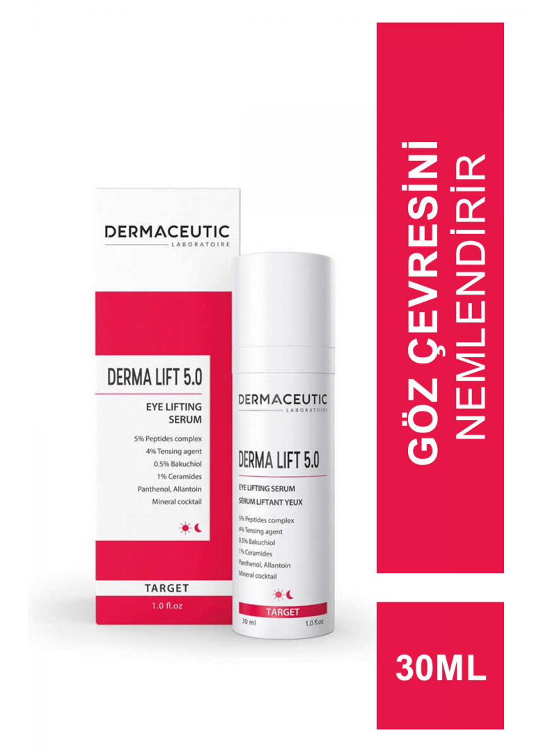 Dermaceutic Derma Lift 5.0 Lifting Power Serum 30 ml - Göz Çevresi Serumu (S.K.T 06-2024)
