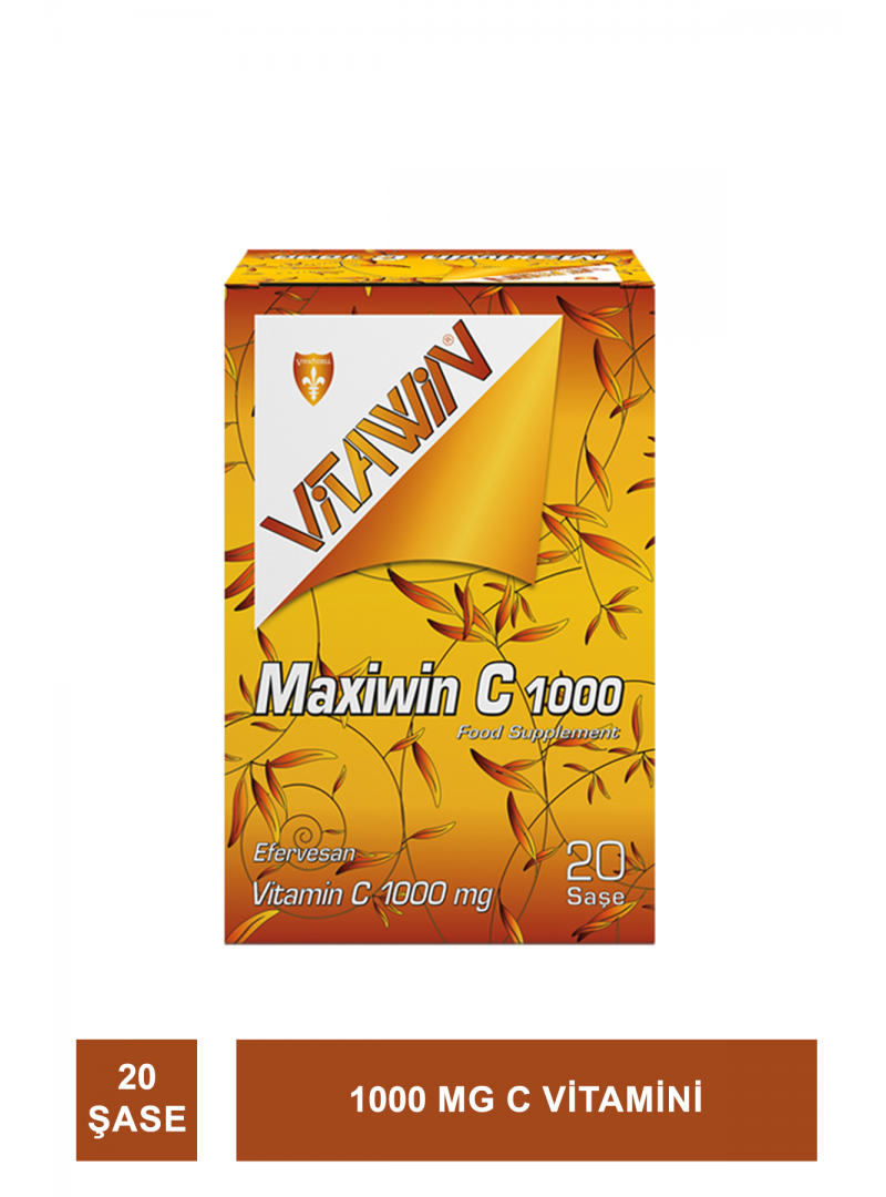 Vitawin Maxiwin Vitamin C 1000Mg Efervesan 20 Saşe (S.K.T 09-2023)