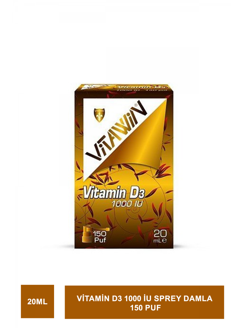Vitawin Vitamin D3 1000 Sprey/Damla 20 ml