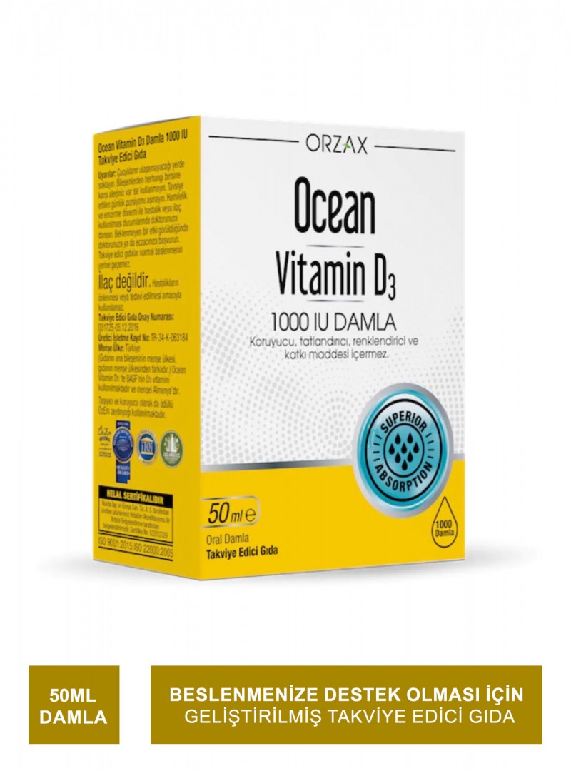 Ocean Vitamin D3 1000 IU