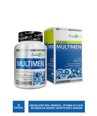 Suda Vitamin Formen Multimen Multivitamin 30 KapsÃ¼l